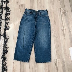 Madewell Curvy Slim Wide leg jeans